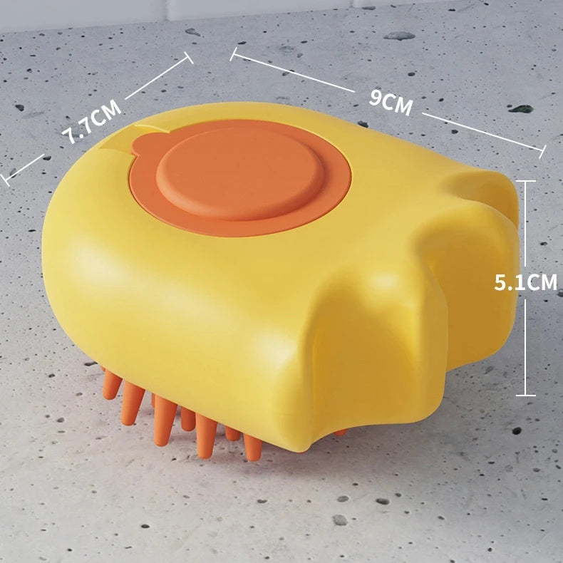 Pet Bath Brush Massage Comb Grooming Set With Shampoo Box