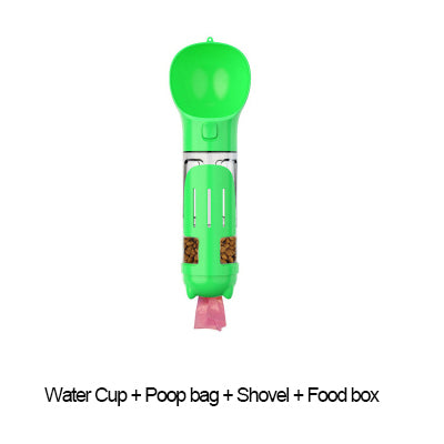 Pet Portable Multifunction Travel Water Feeder Bottle