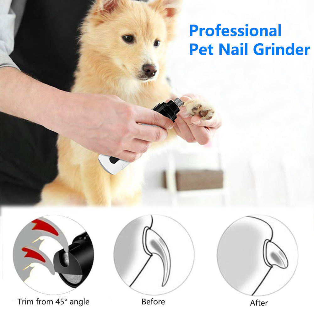 Rechargeable Electric Pet Nail Clipper And Grinder