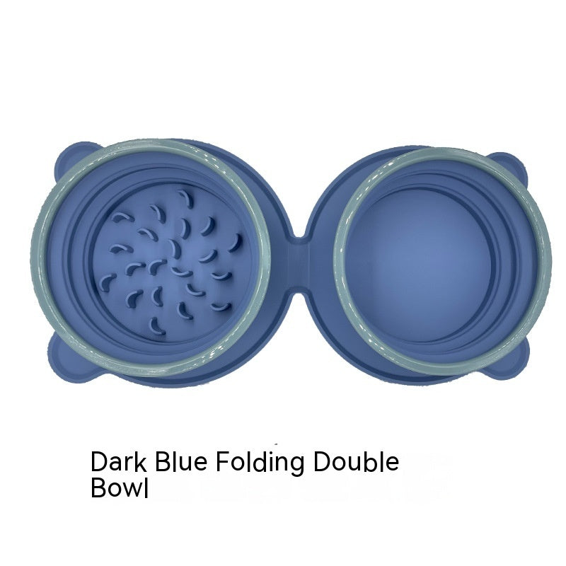 Portable Foldable Silicone Pet Travel Food Bowl