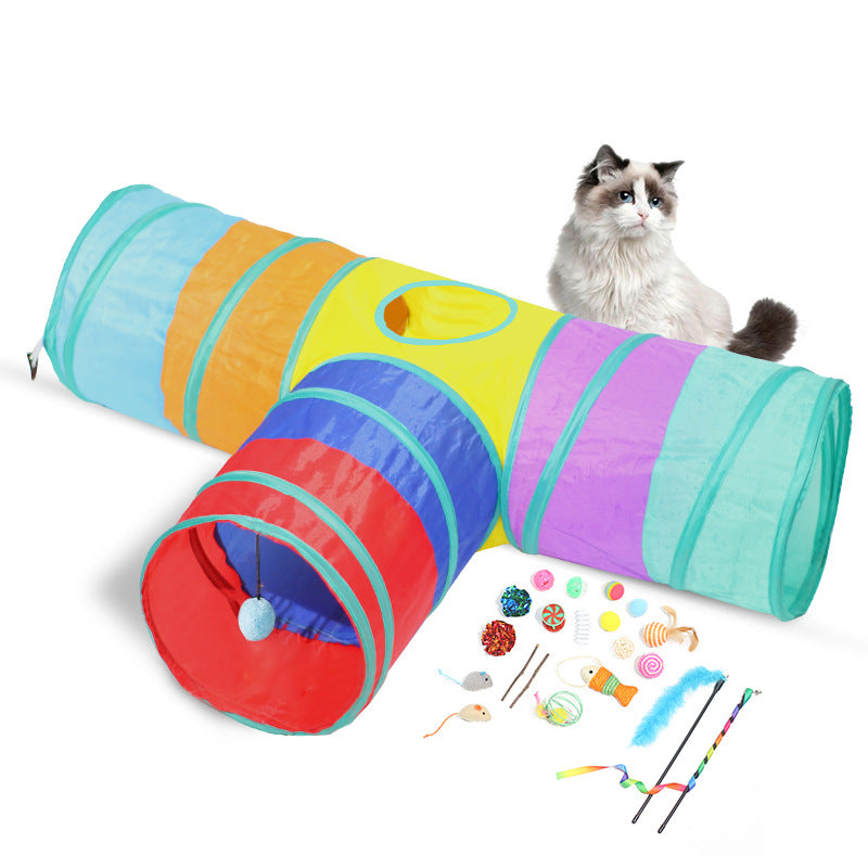 Foldable Pet Tunnel Climbing Toy