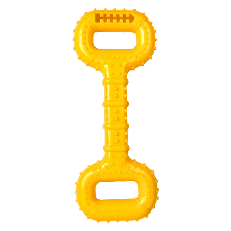 Long-Lasting Interactive Pet Chew Bone With Pull Band
