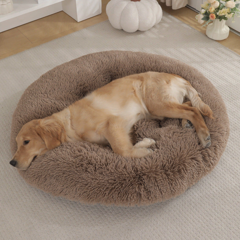 Round Plush Pet Mat Bed
