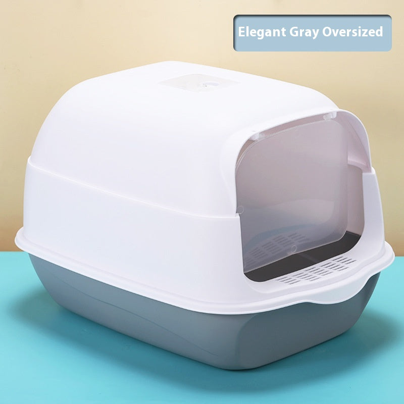 Pet Fully Enclosed Automatic Litter Box Toilet