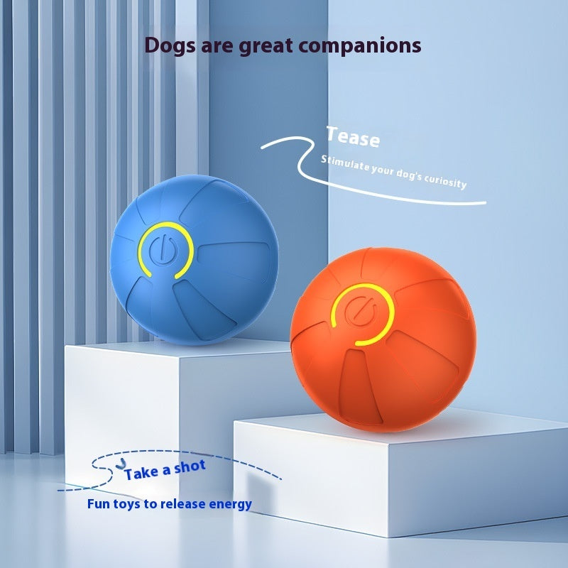 Pet Electric Jumping Luminous Interactive Training Ball Toy