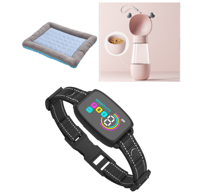 Smart Automatic Anti Barking Pet Collar Rechargeable Waterproof Design