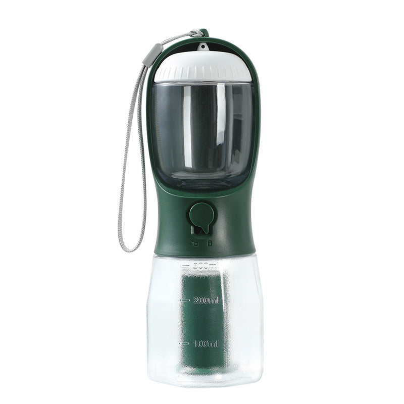 Portable Three In One Pet Water Cup Food Container Dispenser