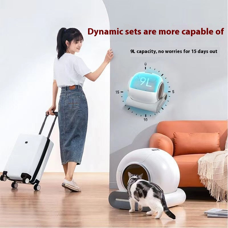 Pet Automatic Smart Litter Box Self-Cleaning Toilet