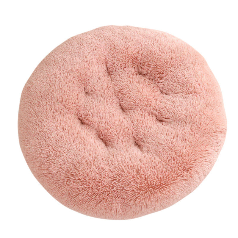 Round Plush Pet Mat Bed