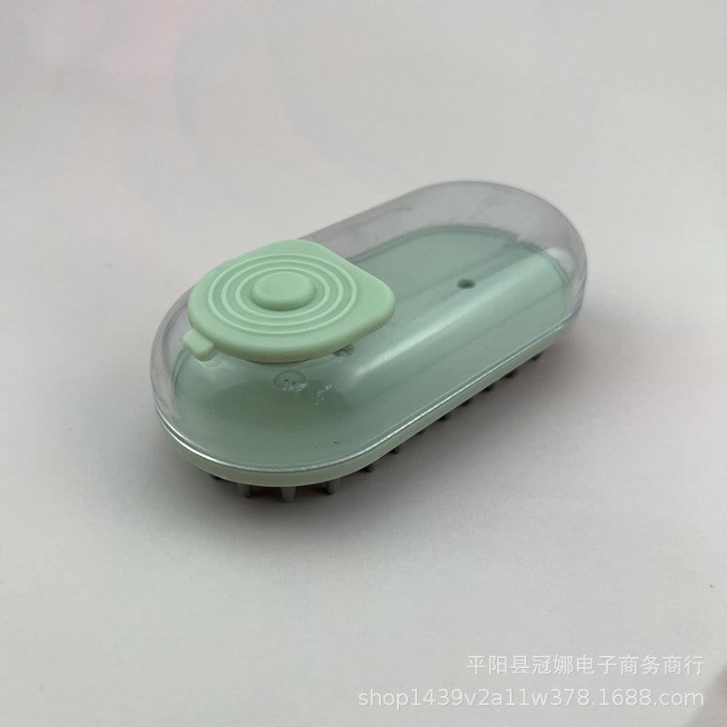 Handheld Pet Bath Massage Brush Soft Hair Cleaner