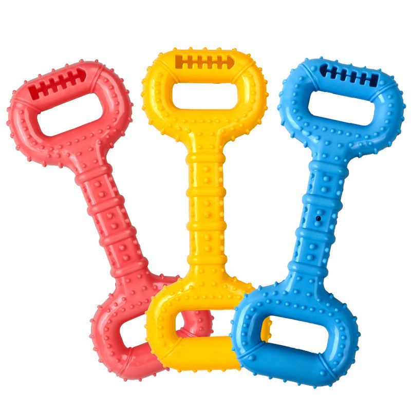 Long-Lasting Interactive Pet Chew Bone With Pull Band