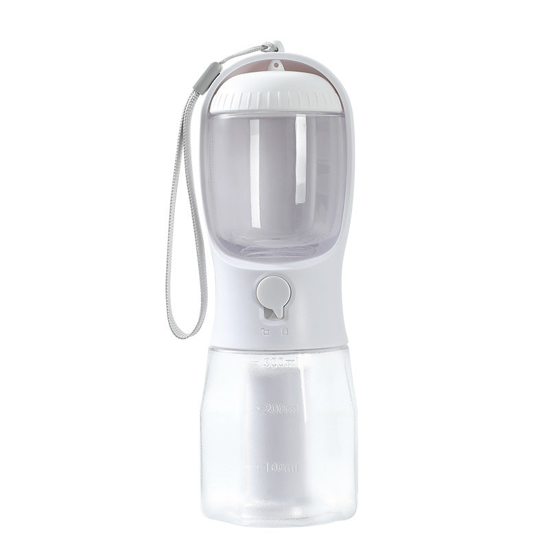 Portable Three In One Pet Water Cup Food Container Dispenser