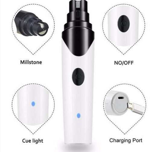 Electric Pet Nail Clipper And Grinder With Cleaning Function