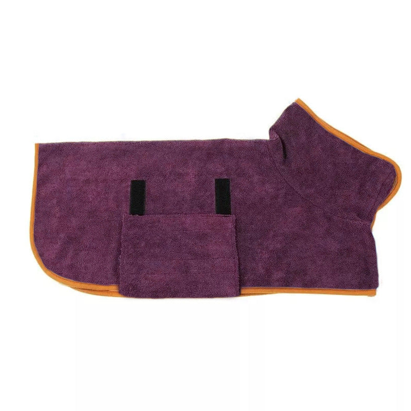 Fast Drying Microfiber Pet Bathrobe Absorbent Grooming Coat