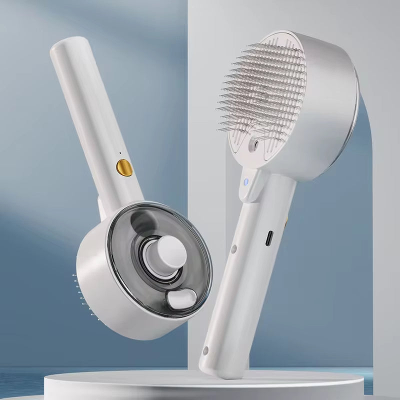 3-in-1 Electric Pet Grooming Steam Brush