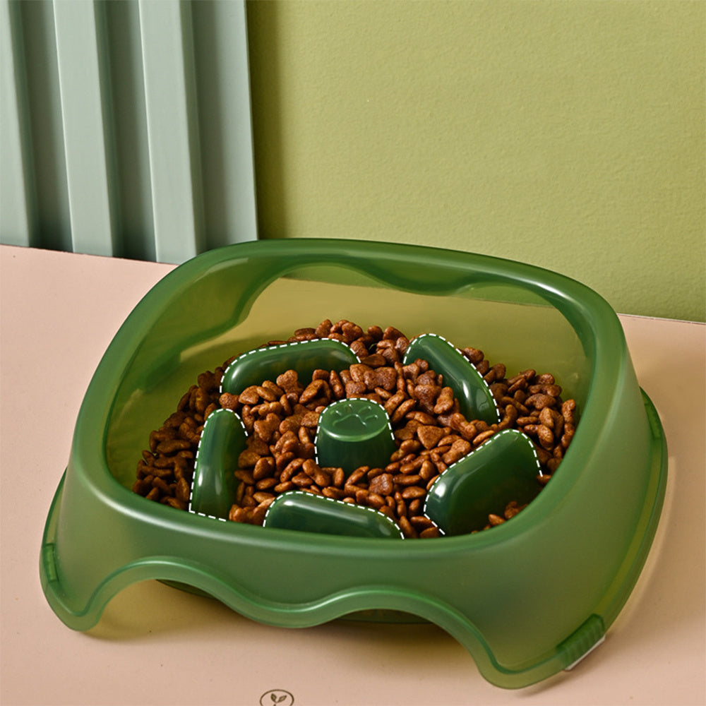 Slow Feed Anti-Choking Pet Water and Food Bowl