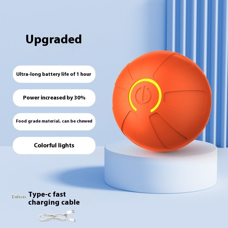 Pet Electric Jumping Luminous Interactive Training Ball Toy