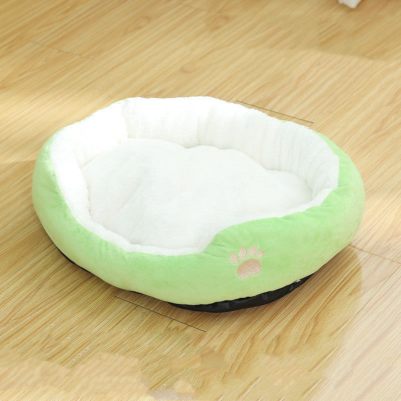 Removable Washable Round Pet Kennel Bed