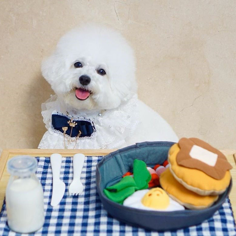 Pet Food-Dispensing Hide Toy