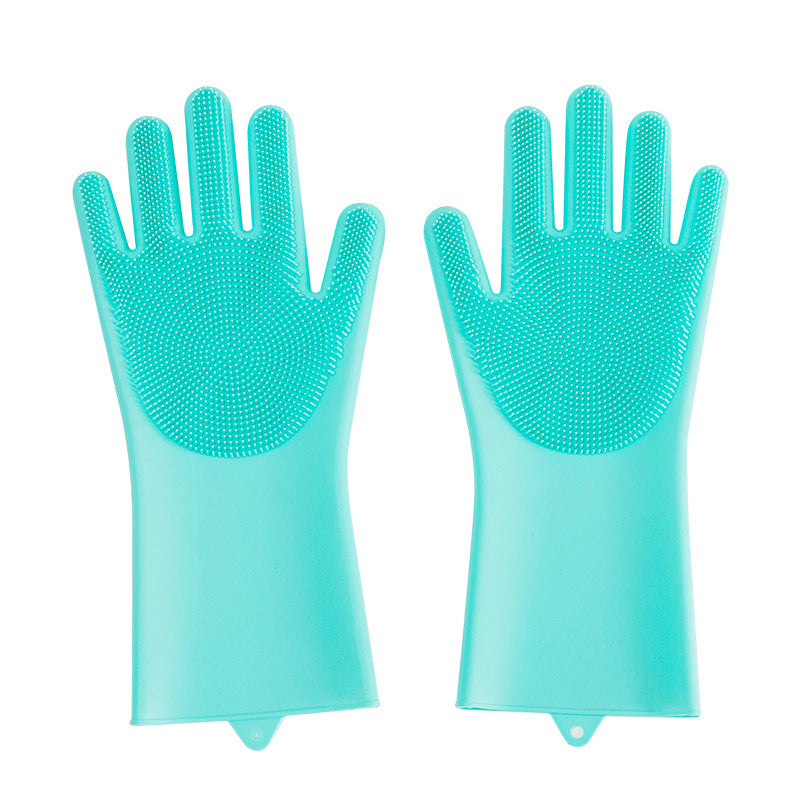 Silicone Pet Grooming Brush And Bath Massage Gloves
