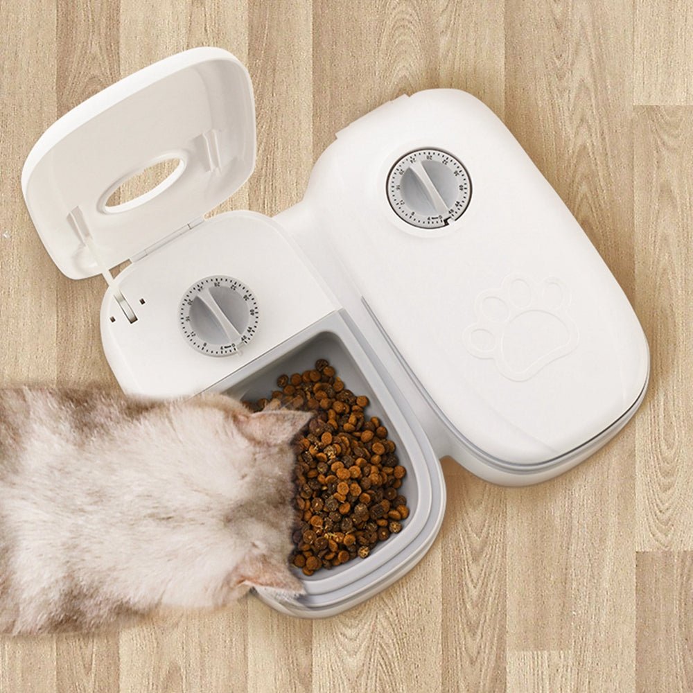 Automatic Smart Pet Feeder With Timer and Stainless Bowl