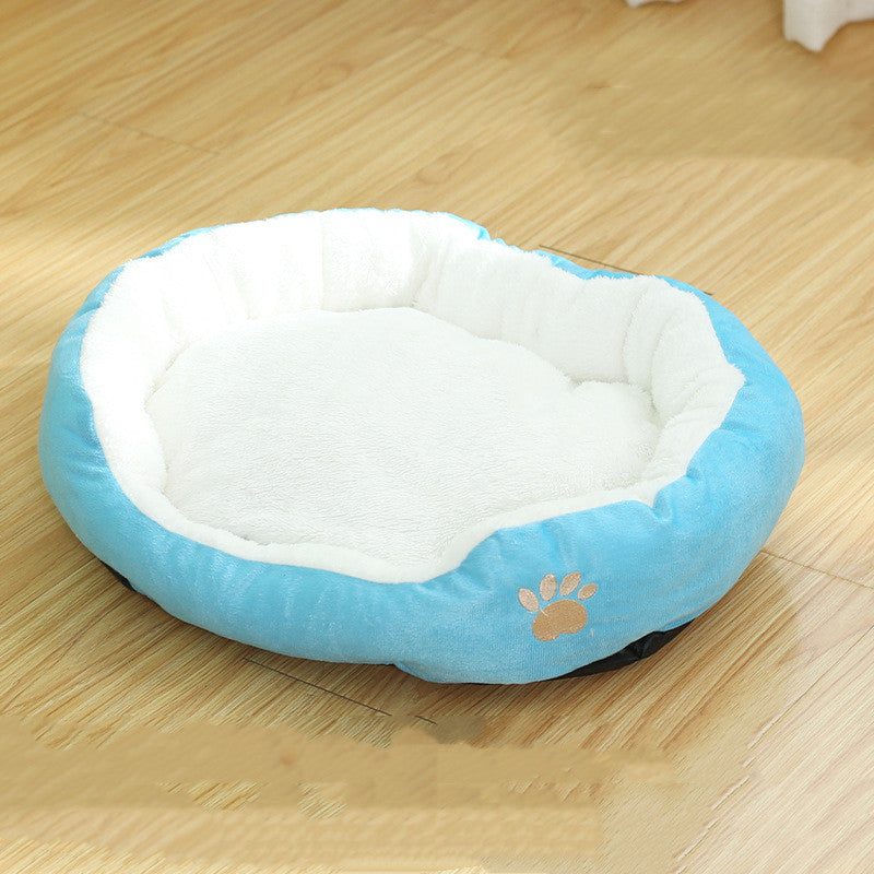 Removable Washable Round Pet Kennel Bed