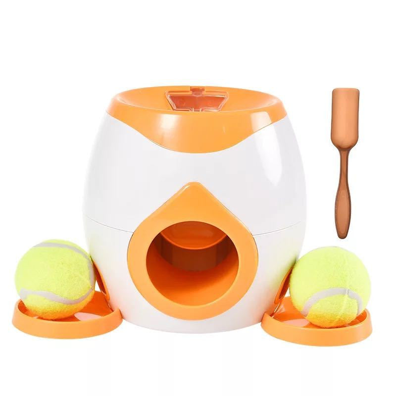 Smart Pet Tennis Ball Throwing Reward Feeder Machine
