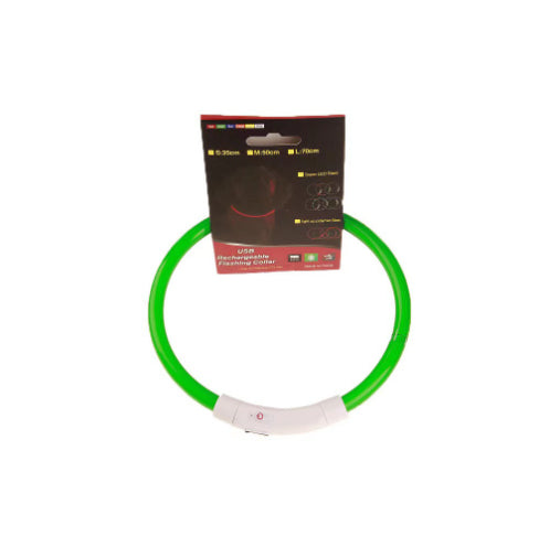 Pet USB Rechargeable LED Safety Glowing Collar