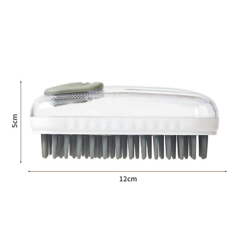Silicone Pet Bath Brush Massage Foam Cleaning Tool