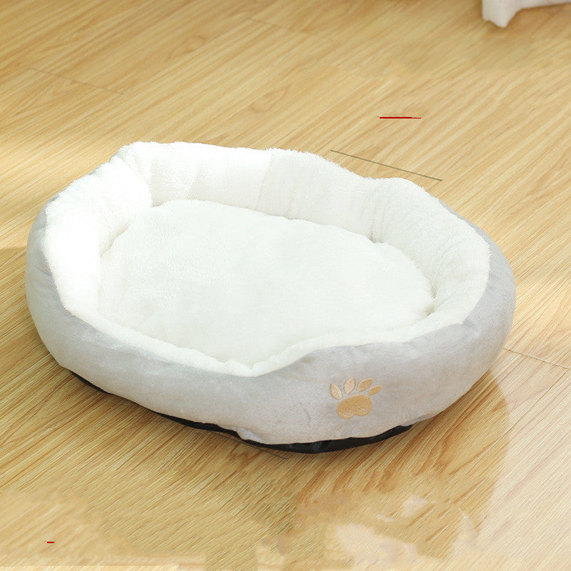 Removable Washable Round Pet Kennel Bed