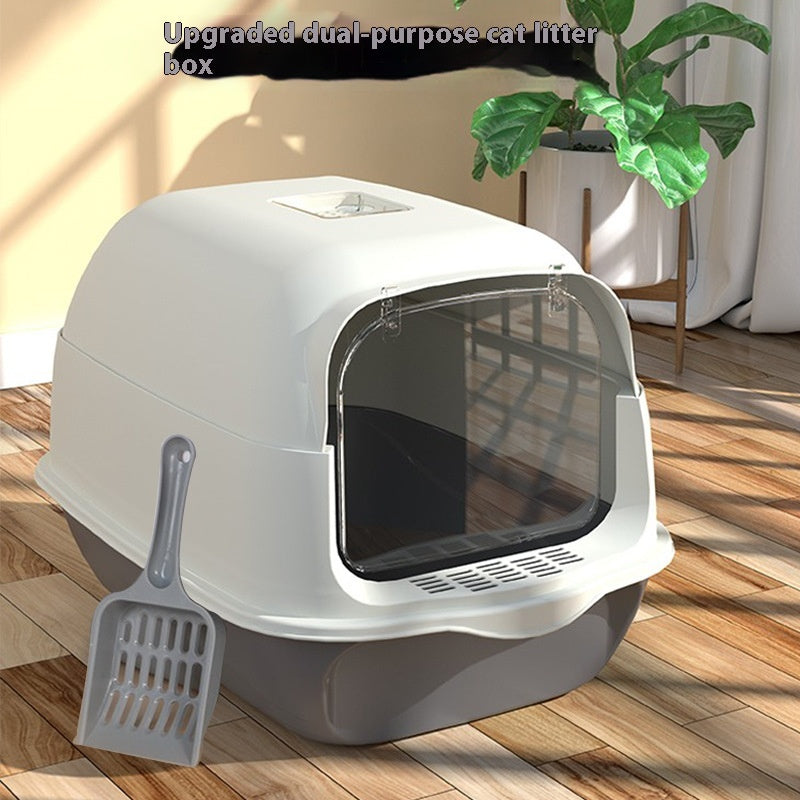 Pet Fully Enclosed Automatic Litter Box Toilet