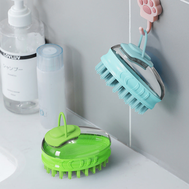 New Pet Bath Massage And Cleaning Brush