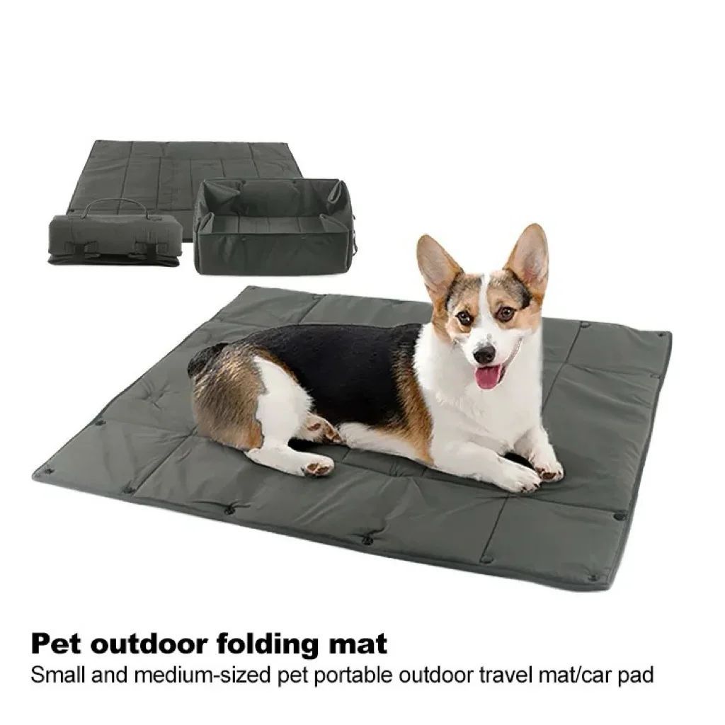 3-in-1 Portable Pet Travel Bed Carrier Mat Cushion