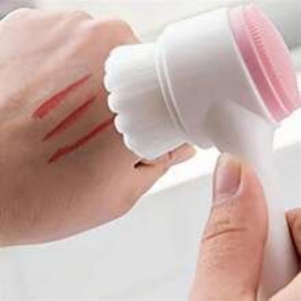 Easy-Clean Nylon Pet Paw Grooming and Massage Brush