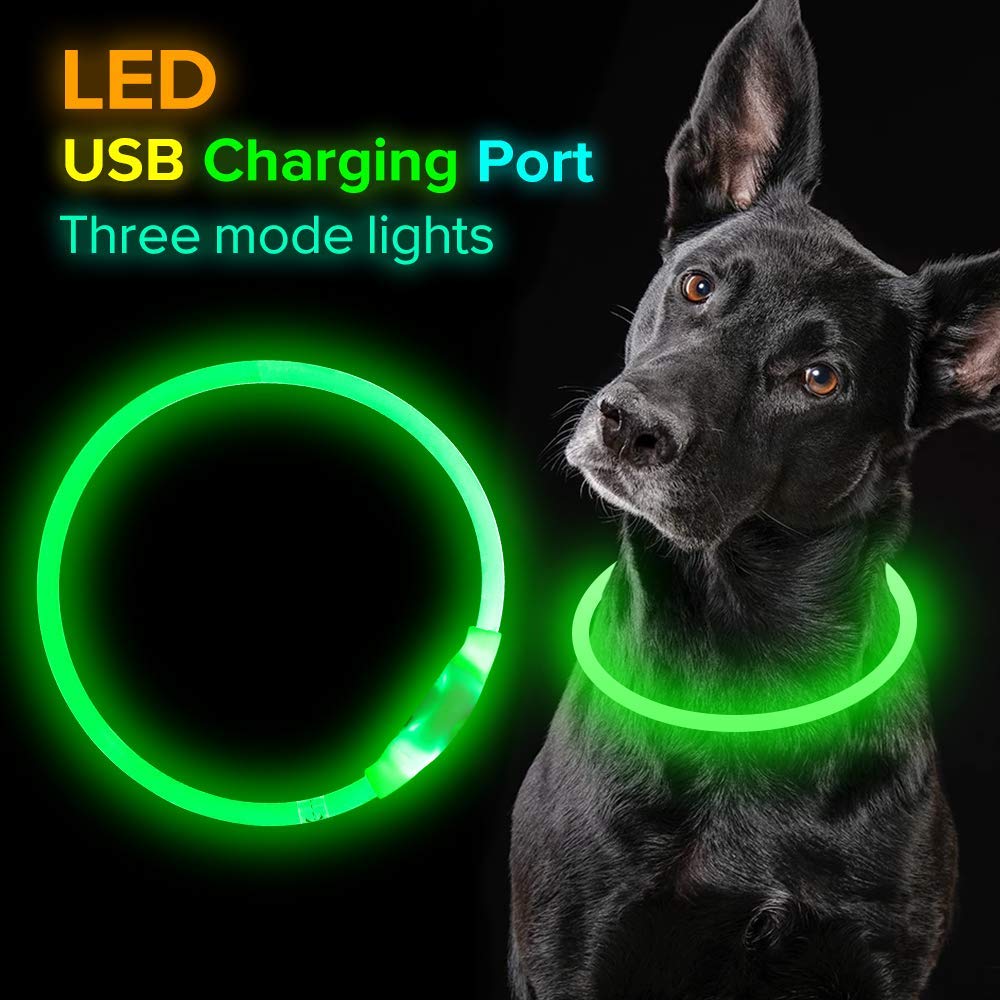 Pet USB Rechargeable LED Safety Glowing Collar