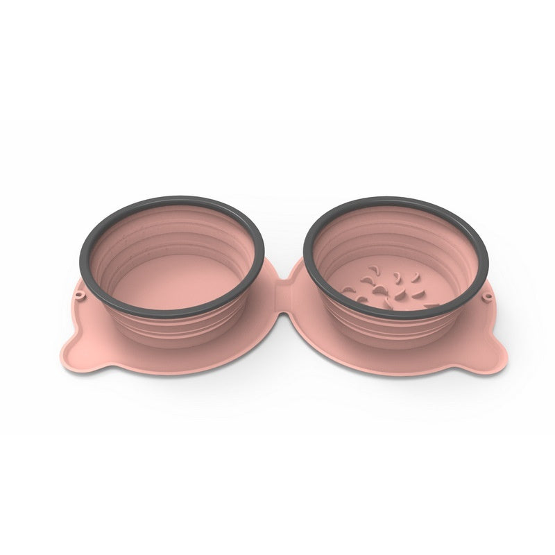Portable Foldable Silicone Pet Travel Food Bowl