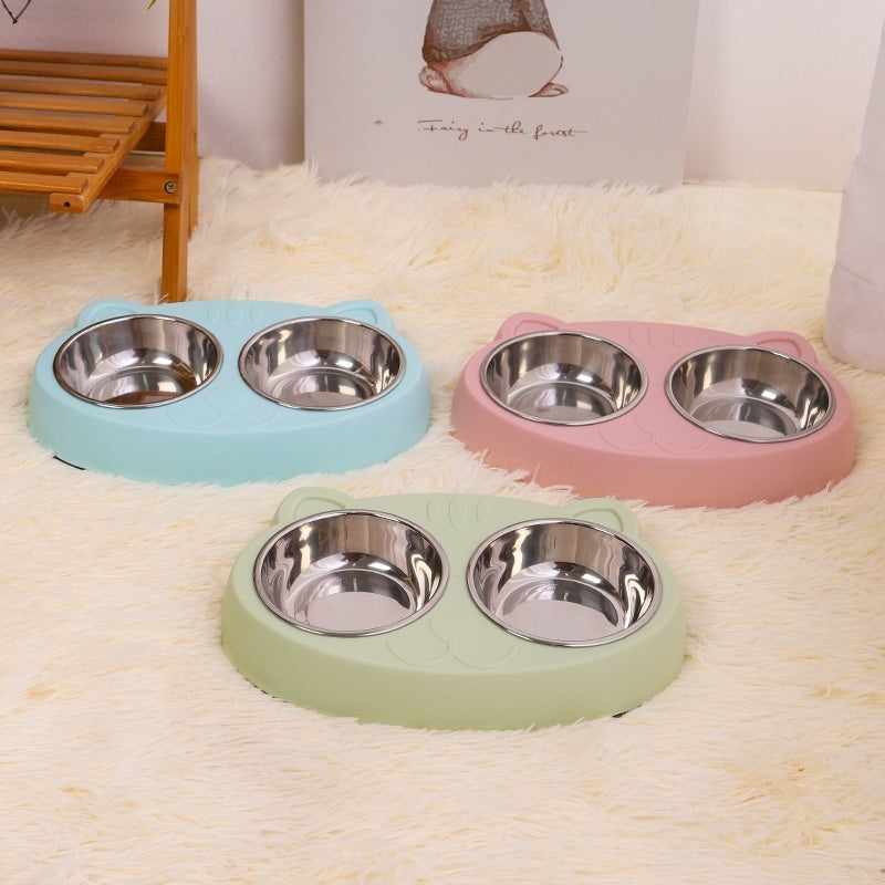 Pet Food and Water Feeding Bowl