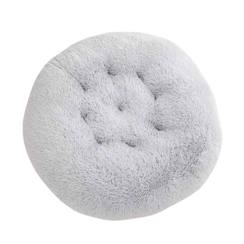 Round Plush Pet Mat Bed