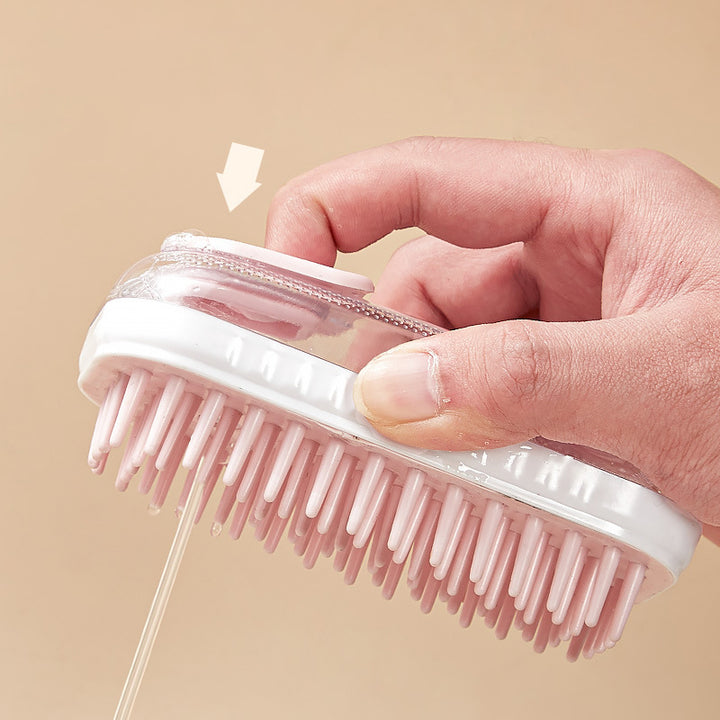 Silicone Pet Bath Brush Massage Foam Cleaning Tool