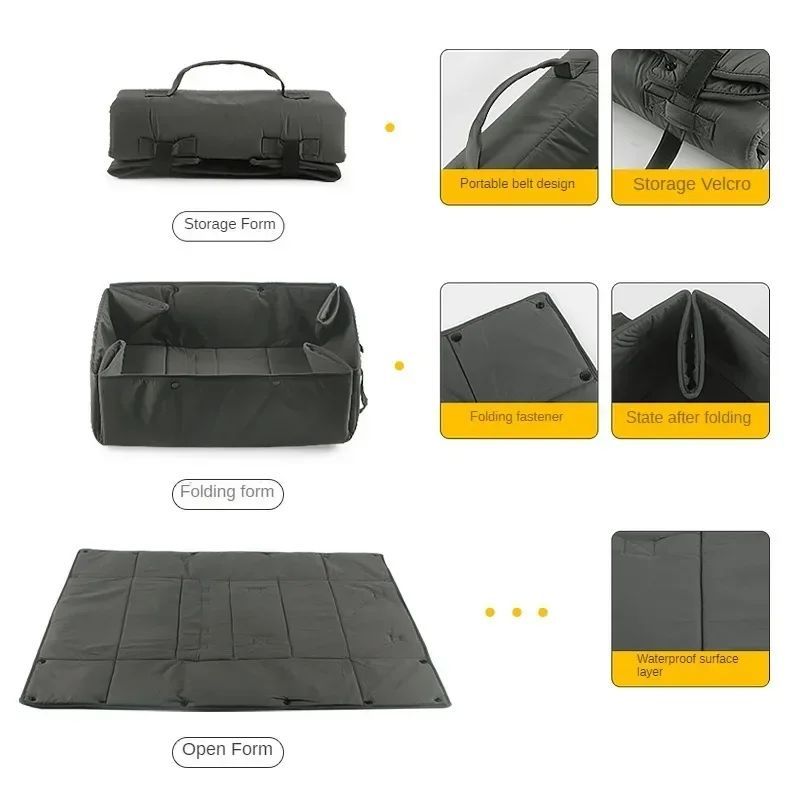 3-in-1 Portable Pet Travel Bed Carrier Mat Cushion