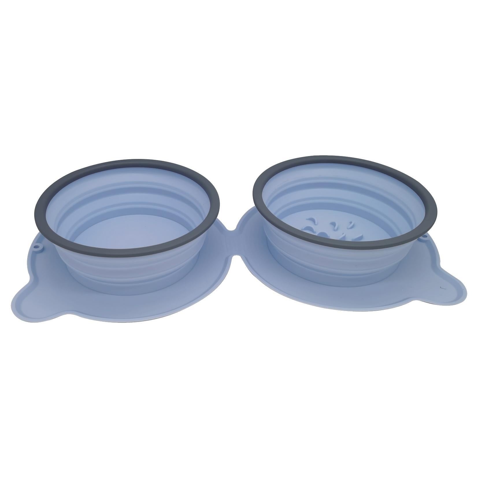 Portable Foldable Silicone Pet Travel Food Bowl