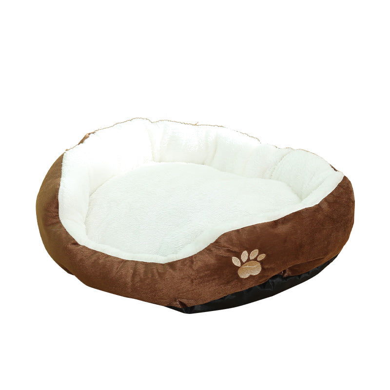 Removable Washable Round Pet Kennel Bed