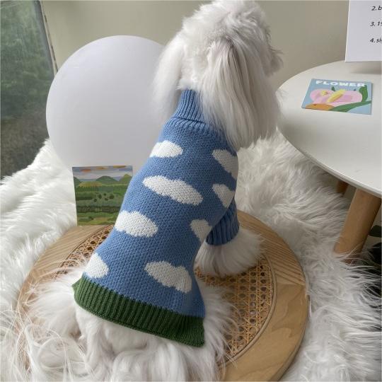 Jacquard Pet Sweater Clothing
