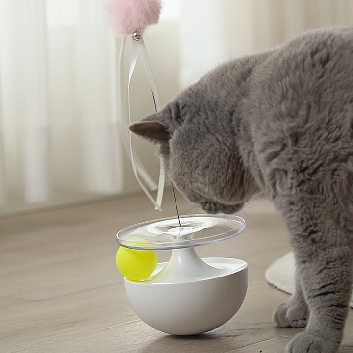 Self-Righting Funny Pet Stick Tumbler Toy