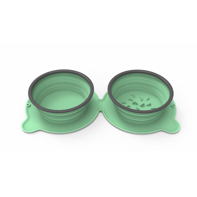 Portable Foldable Silicone Pet Travel Food Bowl