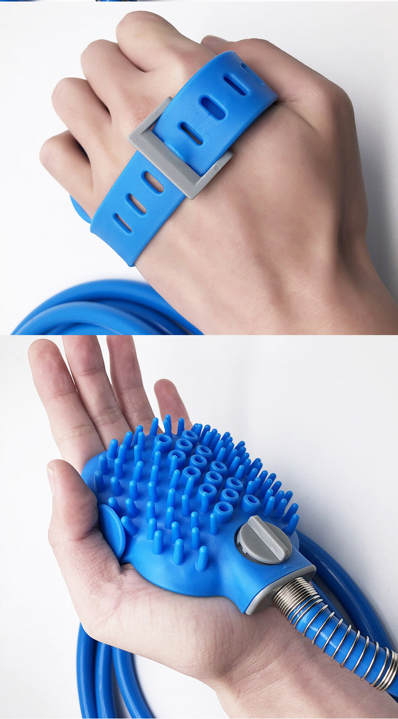 Pet Bathing Gloves Silicone Handheld Shower Massage Brush