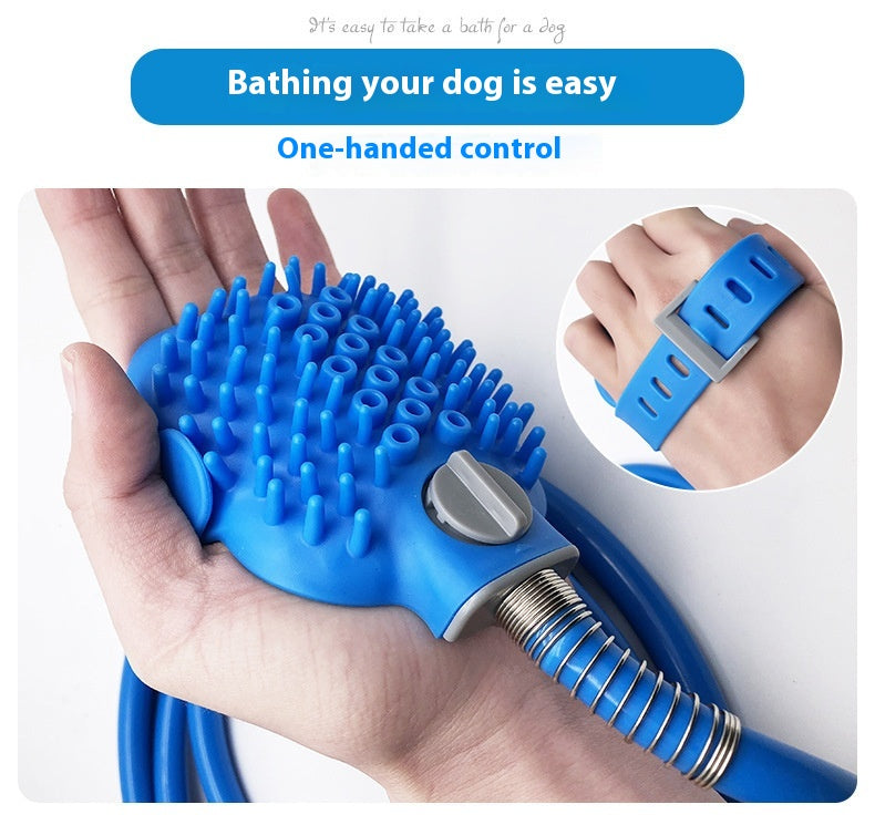 Pet Bathing Gloves Silicone Handheld Shower Massage Brush