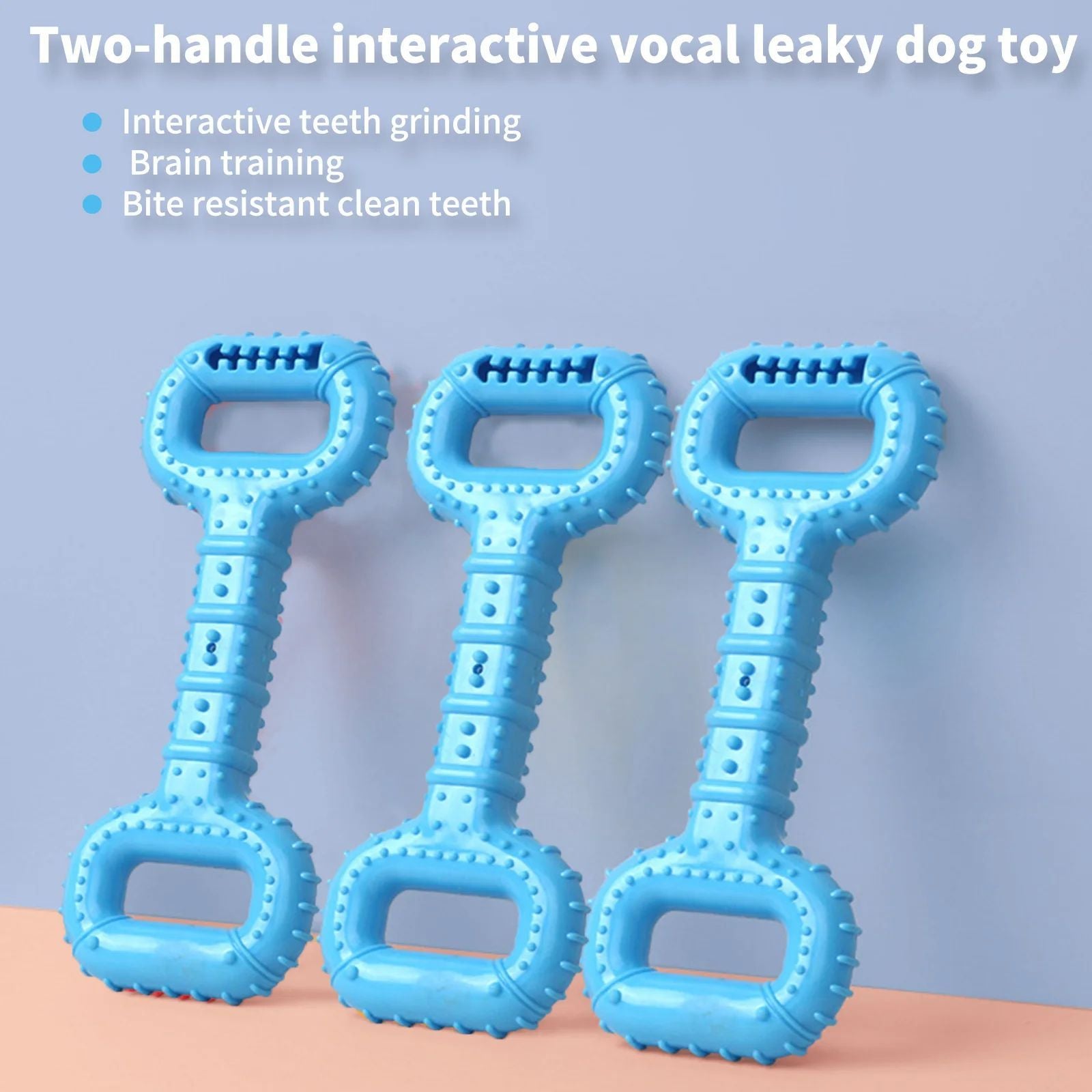 Long-Lasting Interactive Pet Chew Bone With Pull Band