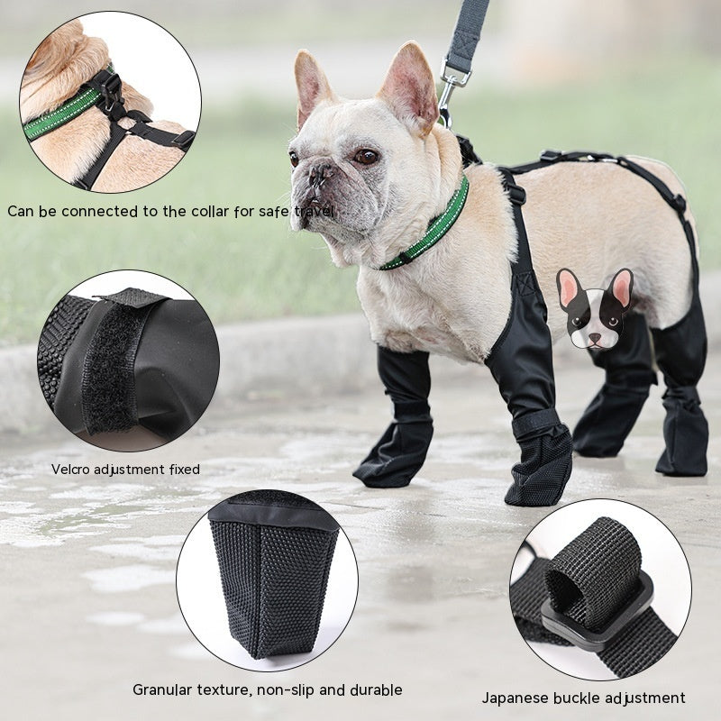 Pet Waterproof Adjustable Breathable Outdoor Paw Protection Boots
