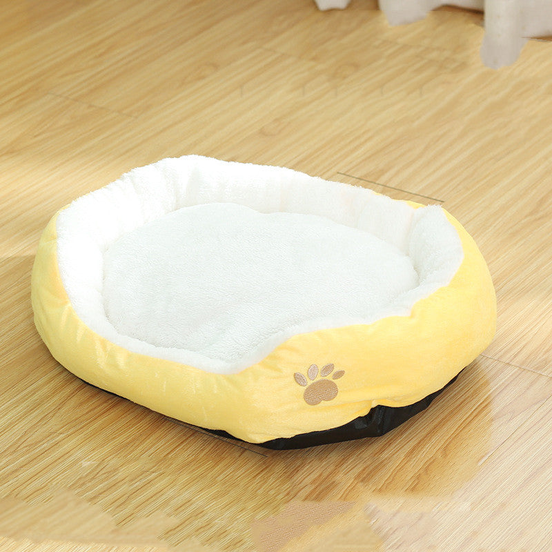 Removable Washable Round Pet Kennel Bed